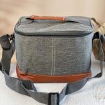 کیف غذا دسته چرم